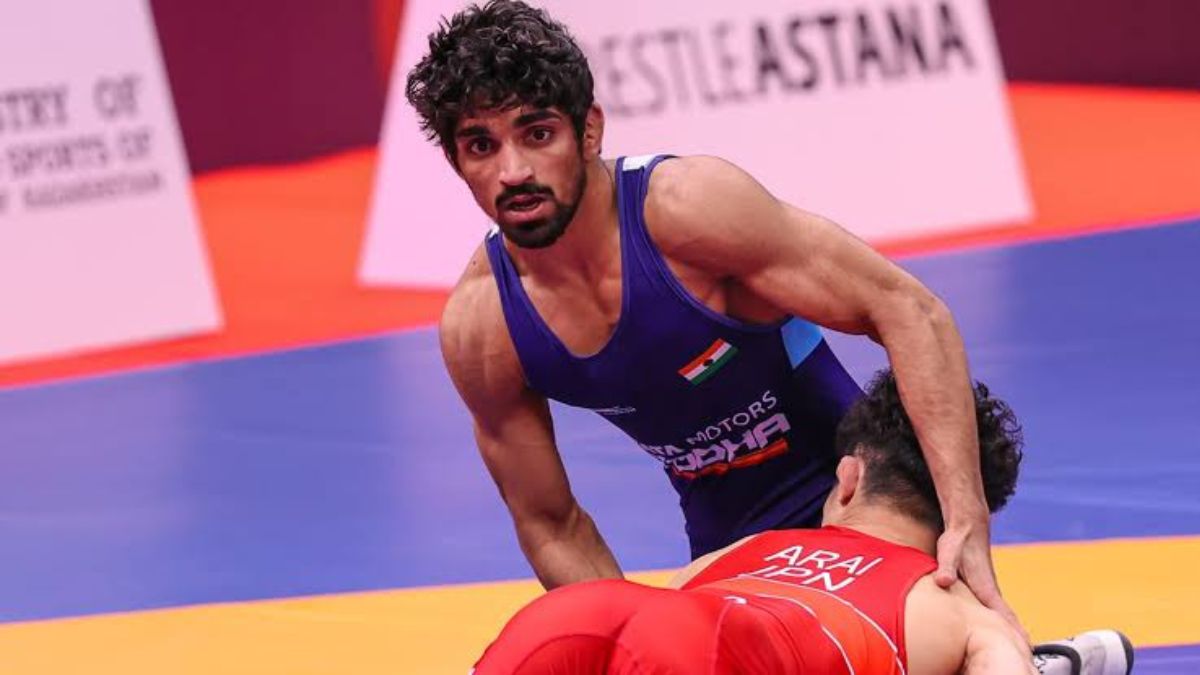 Aman Sehrawat Only Indian male wrestler at Paris Olympics 2024 to