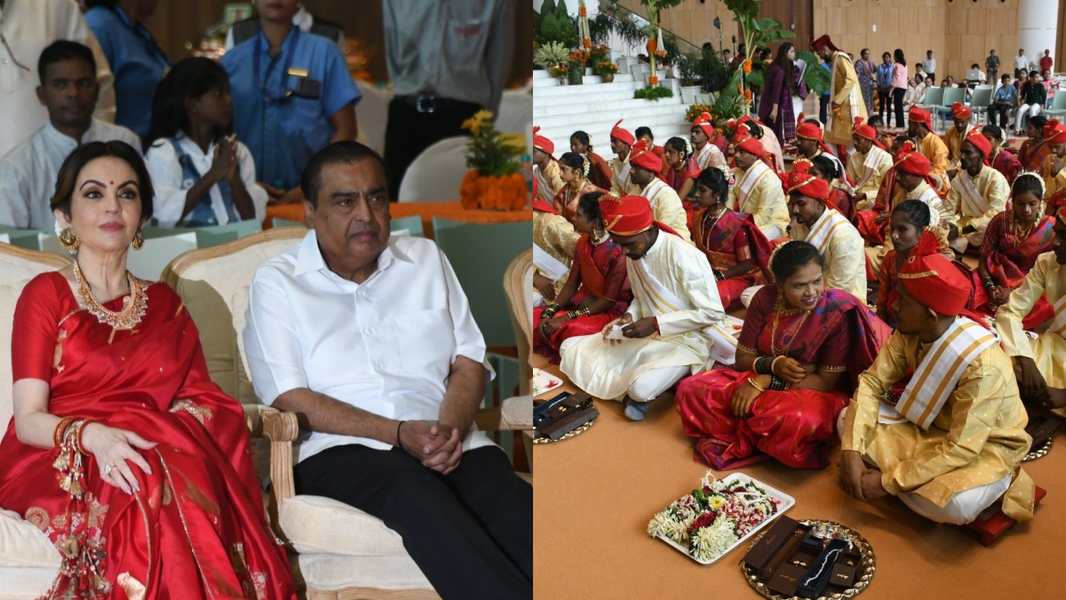 Ambanis organise mass weddings as part of Anant-Radhika's pre-wedding celebrations in Thane