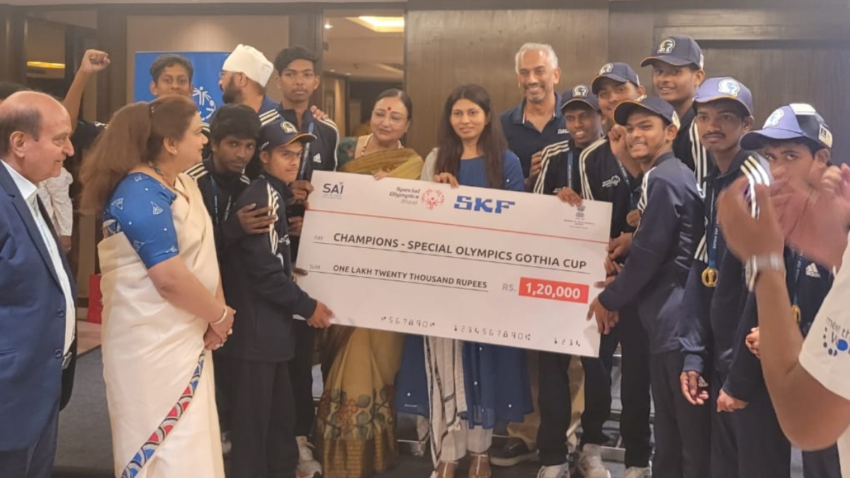 Special Olympics Bharat athletes receive rousing welcome after Gothia Cup 2024 win