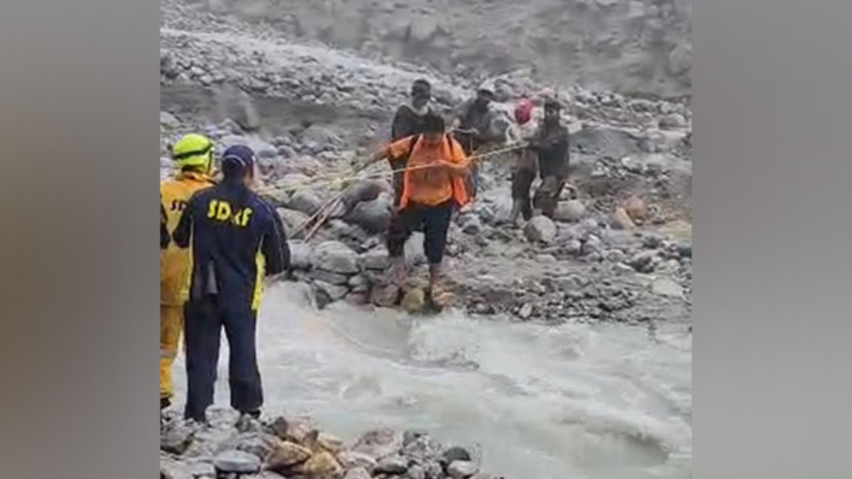 Temporary bridge collapse in Uttarakhand strands pilgrims, two washed away