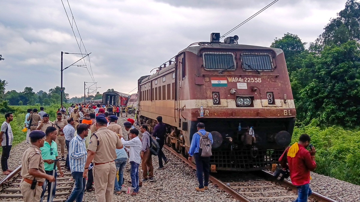 Dibrugarh Express derails in Gonda: 'There was a mild explosion,' claims passenger | WATCH