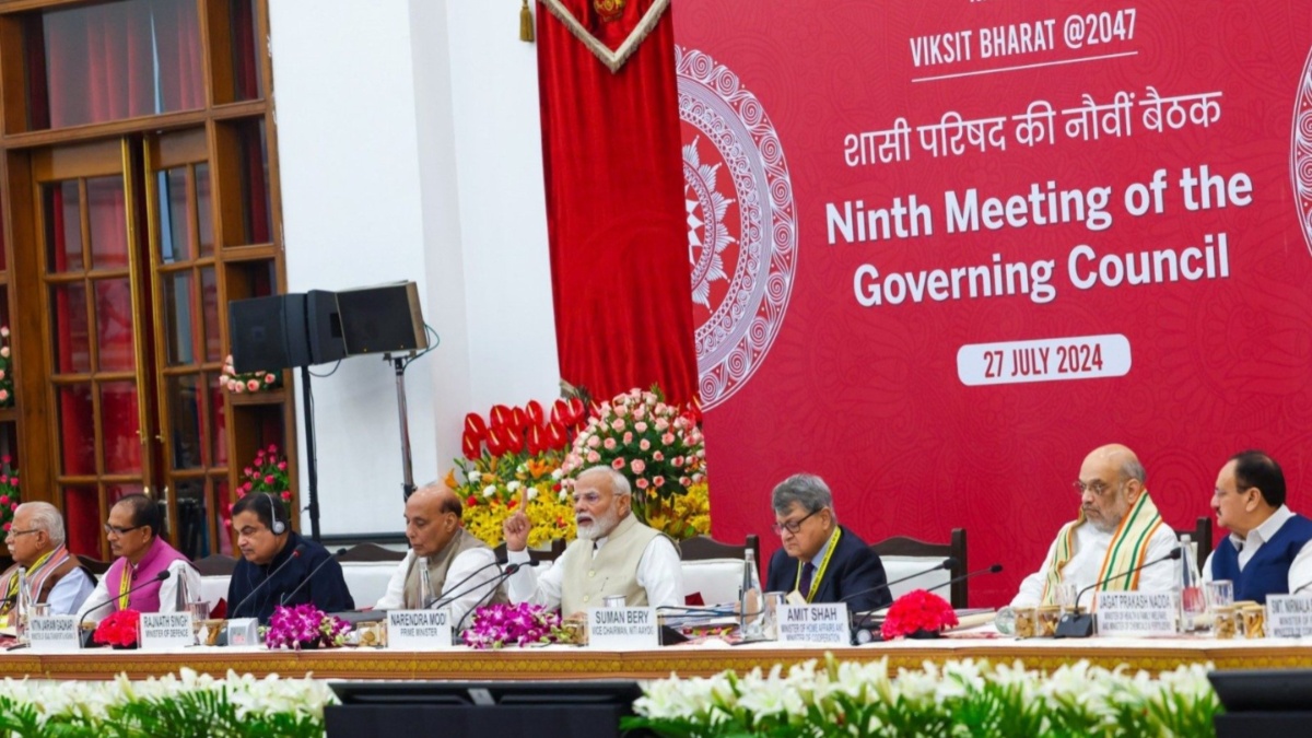 NITI Aayog meet: PM Modi calls for collective efforts towards ‘Viksit Bharat 2047’