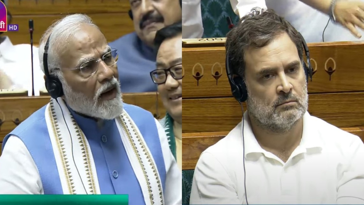 PM Modi in Lok Sabha takes veiled jibe at Rahul Gandhi, describes him ...