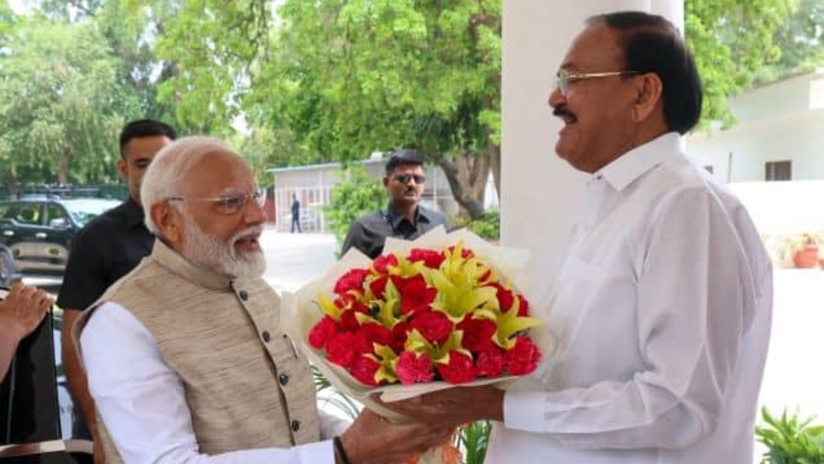 PM Modi pens note on Venkaiah Naidu's 75th birthday: 'Former VP's life ...