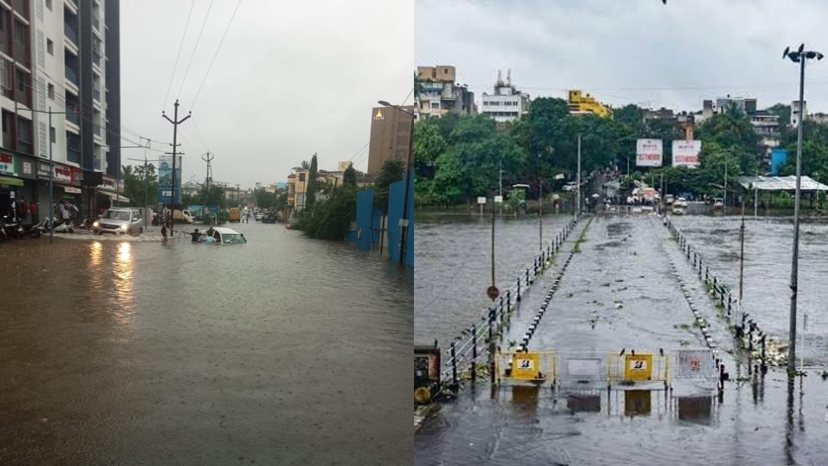 Record-breaking rainfall hits Pune, internet flooded with alarming images of the city