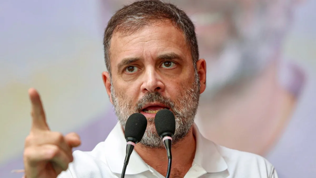 Congress leader Rahul Gandhi