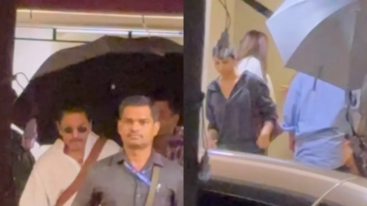 SRK with family meets Farah Khan at her residence