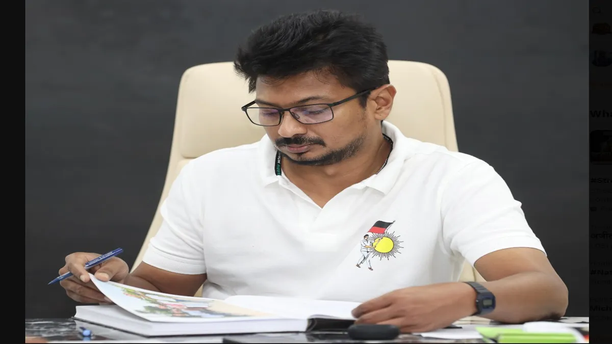 Tamil Nadu Youth Welfare and Sports Development Minister Udhayanidhi Stalin.