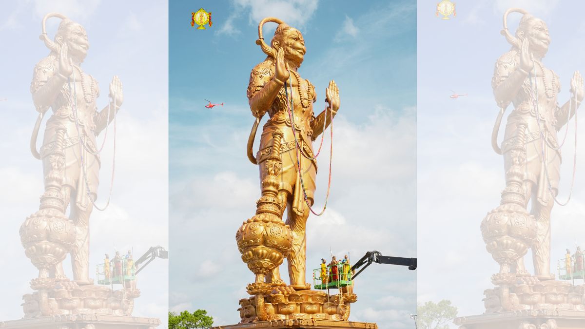 ‘Spiritual landscape’: 90-foot-tall Hanuman Murti, third tallest sculpture, unveiled in Texas