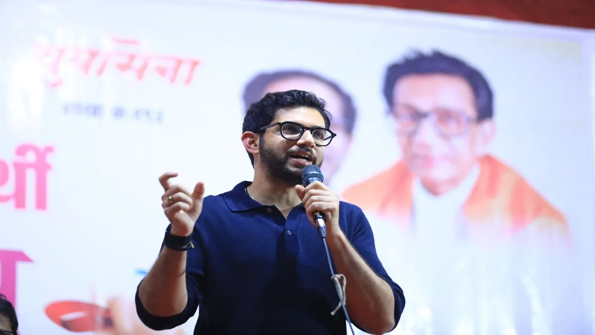 Shiv Sena-UBT MLA Aaditya Thackeray
