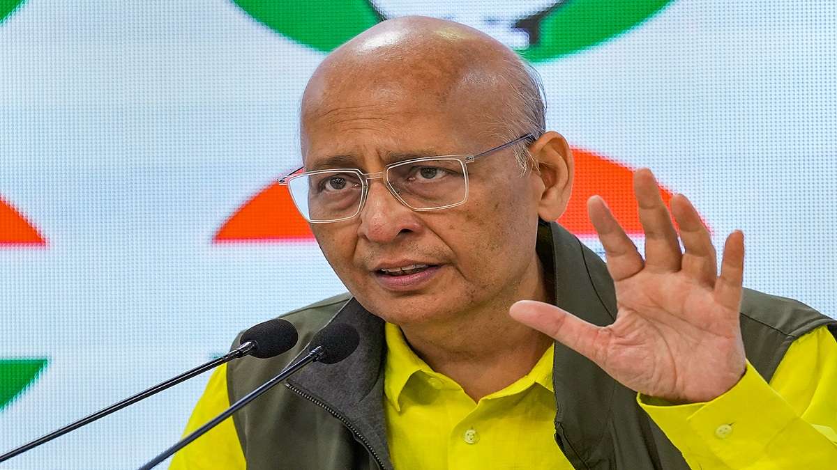 Abhishek Manu Singhvi to be Congress candidate for Rajya Sabha by-election from Telangana