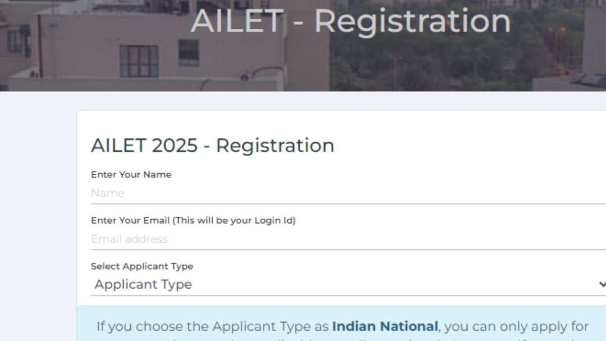 AILET 2025 registration begins at nludelhi.ac.in: How to fill application form