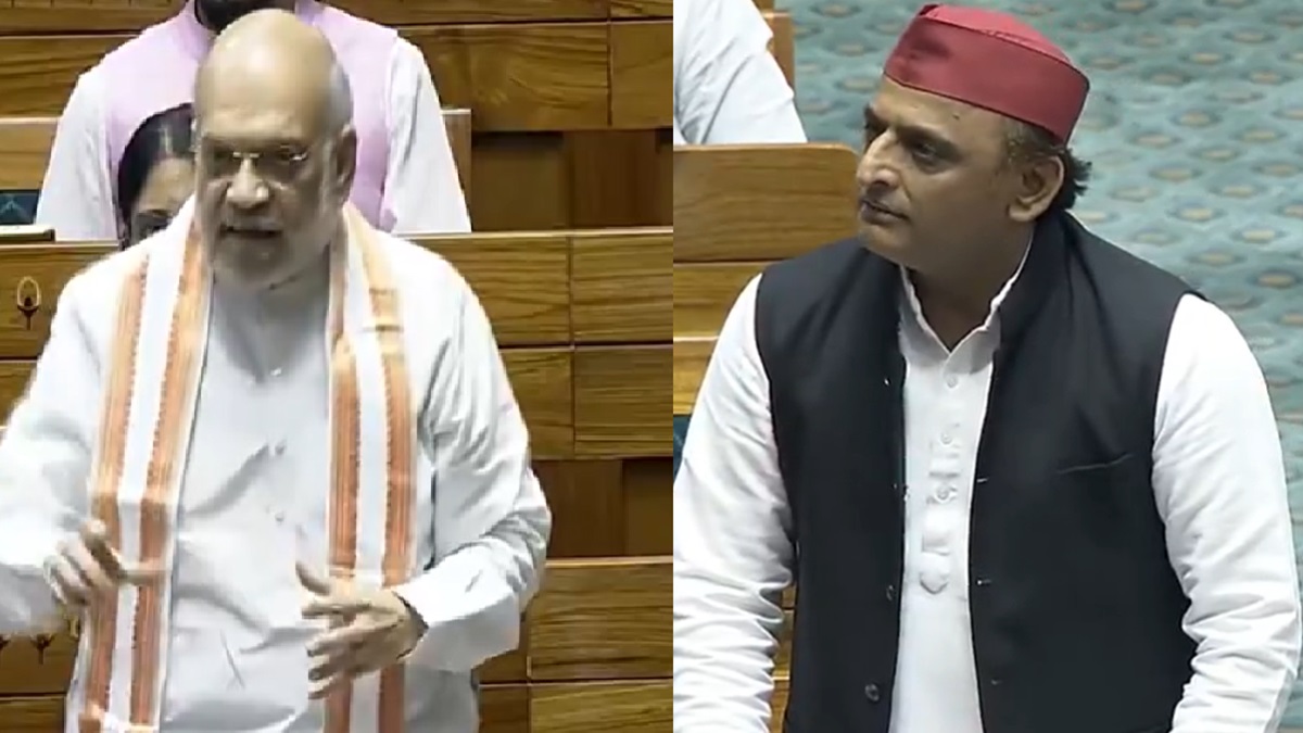 Amit Shah slams Akhilesh Yadav over SP chief's remark on powers of Lok Sabha Speaker | WATCH