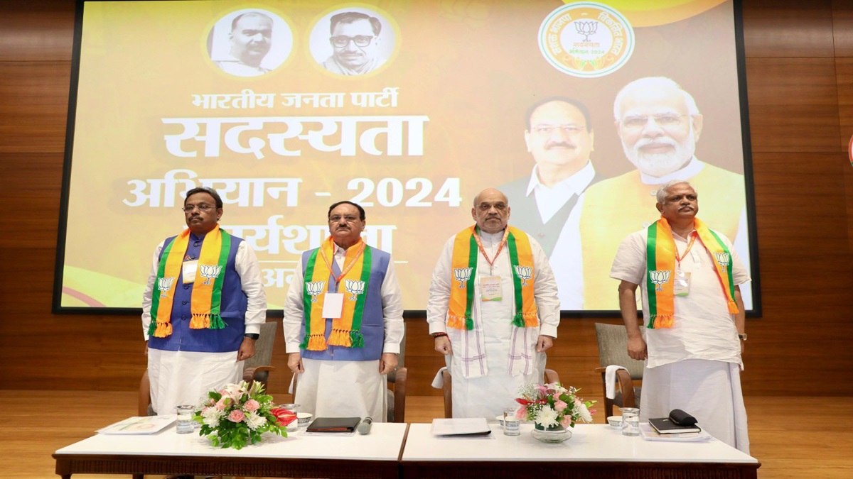 BJP membership drive to begin from September 1, Amit Shah calls for taking party ideology to every corner