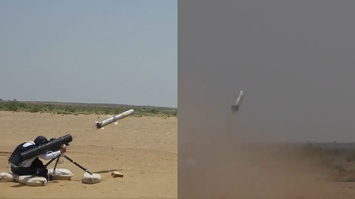 DRDO successfully test fires indigenous portable anti-tank missile | WATCH