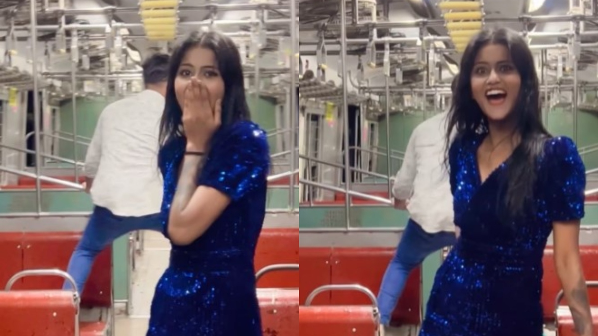 Another day, another viral dancing video from Mumbai local train, fans call it 'cringe' | WATCH