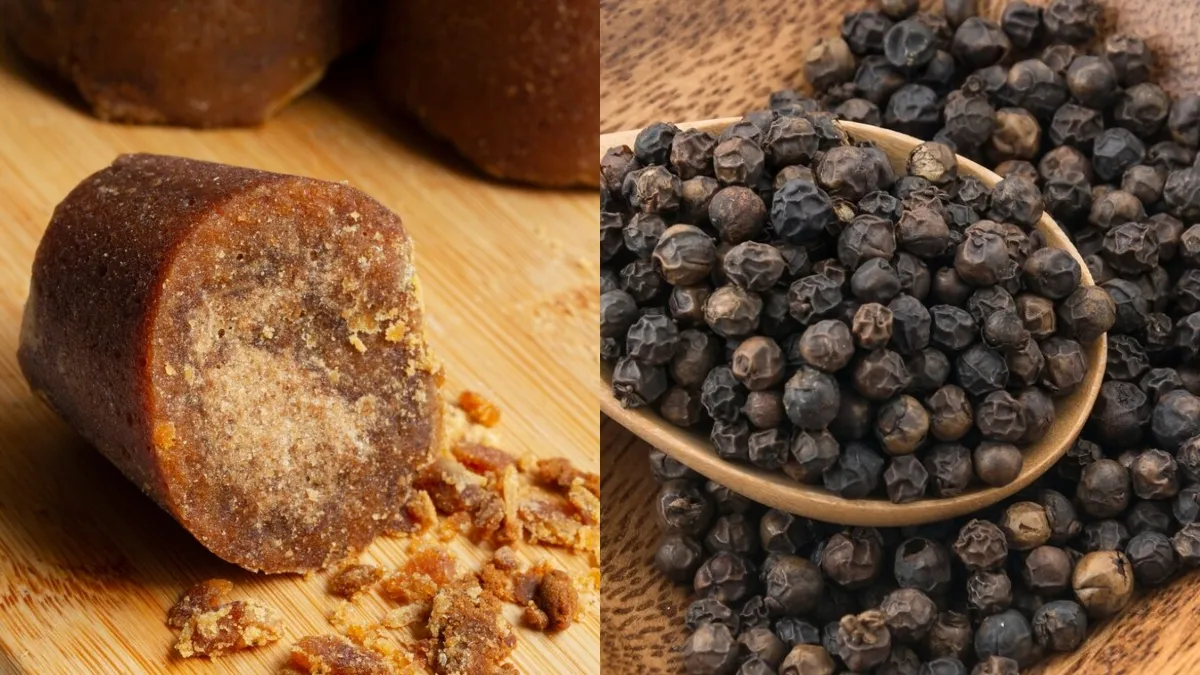 Health benefits of consuming jaggery with black pepper.