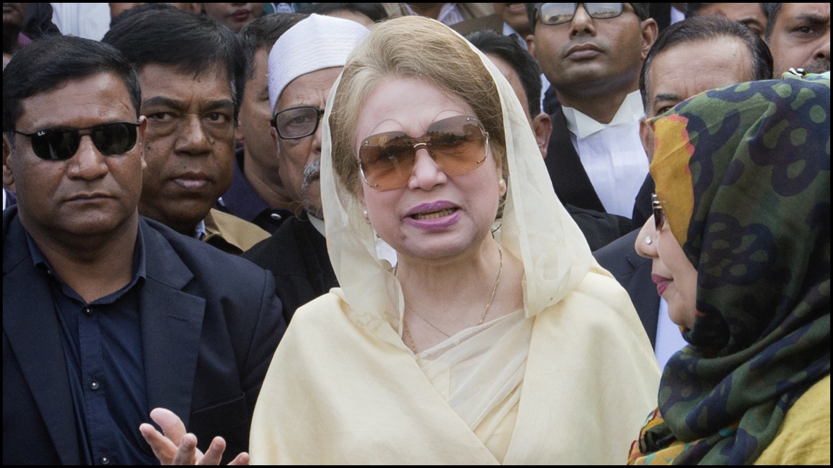 Bangladesh: Khaleda Zia's BNP says 'difficult to cooperate' with India if it helps 'enemy' Sheikh Hasina