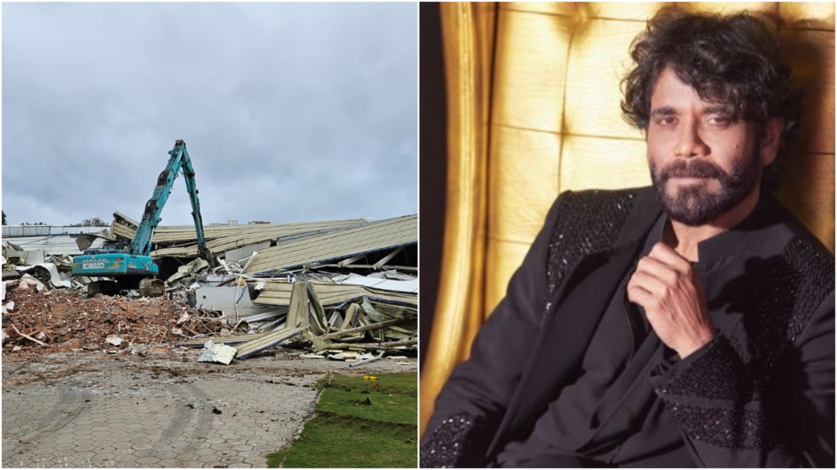 Nagarjuna’s controversial N-Convention Centre demolished by Hyderabad authorities, actor reacts | VIDEO