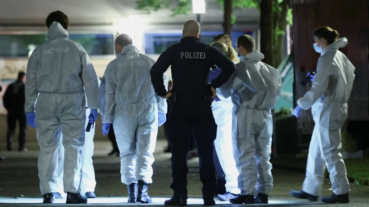 Germany: Police members and forensic experts work following an incident in which several individuals were killed on Friday night when a man randomly stabbed passers-by with a knife at a city festival, in Solingen.