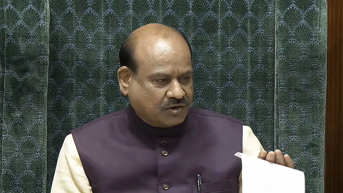Lok Sabha Speaker Om Birla. 