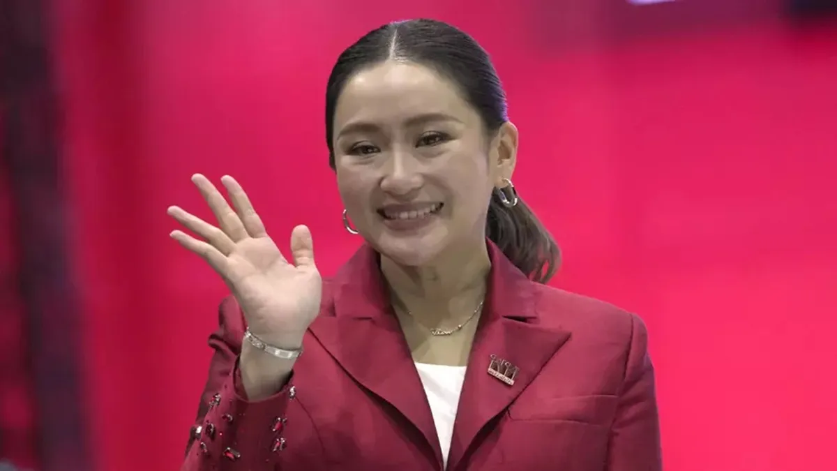 Leader of Pheu Thai Party, Paetongtarn Shinawatra.