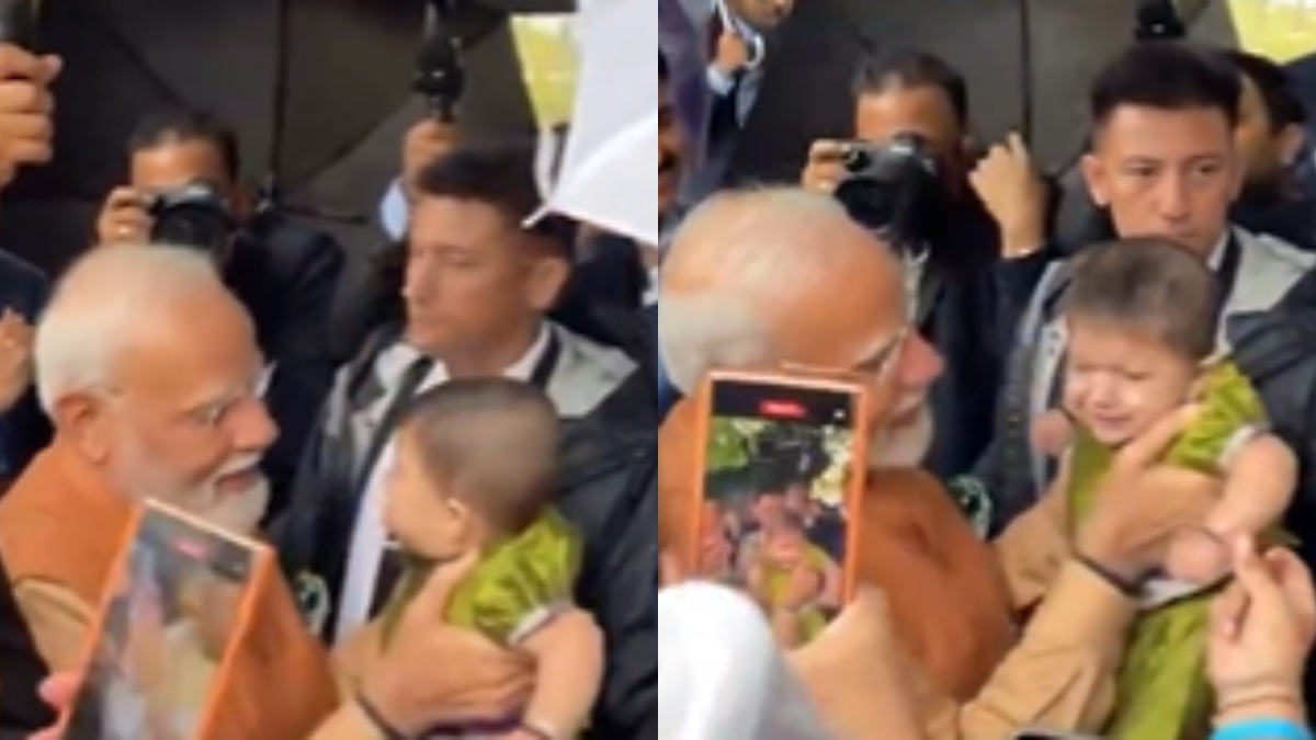 Viral video of Prime Minister Modi playing with toddler in Poland captures hearts