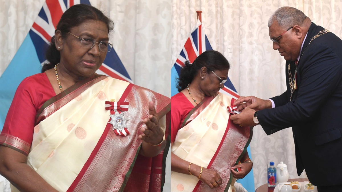 President Droupadi Murmu conferred with highest civilian award of Fiji