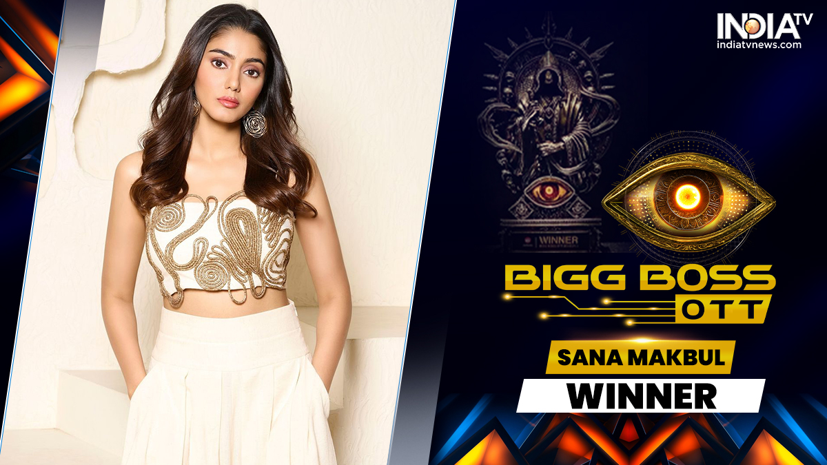 Bigg Boss OTT 3 Winner: Sana Makbul lifts trophy, takes home Rs 25 lakh prize money