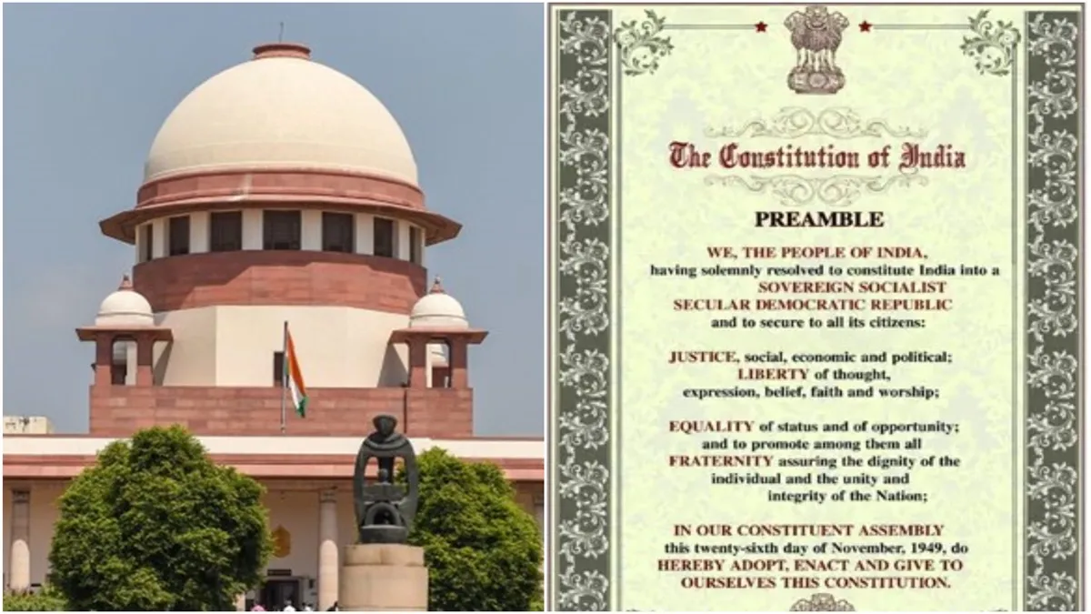The petition has sought the deletion of words "Socialist" and "Secular" from the Preamble.