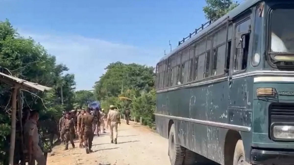 Assam: Two die, over 20 policemen injured during eviction drive clashes in Sonapur area.