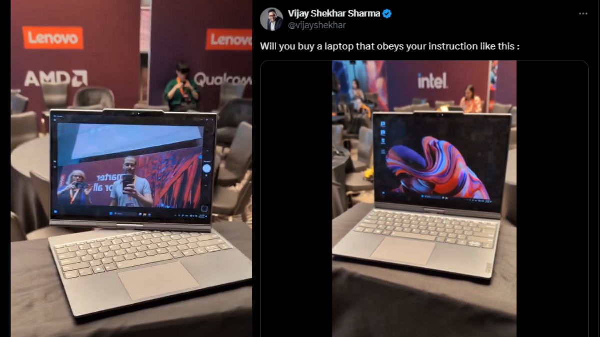 Paytm founder Vijay Shekhar Sharma was amazed by Lenovo’s Robot laptop at the IFA 2024