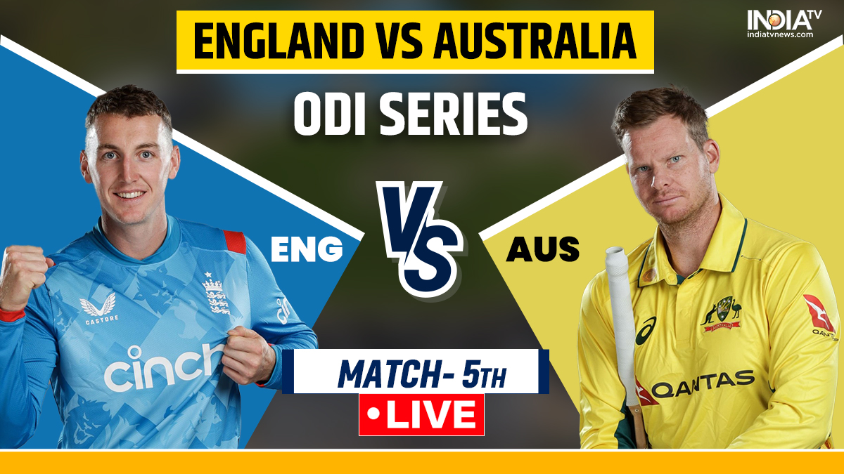 ENG vs AUS 5th ODI Live Score England vs Australia latest updates