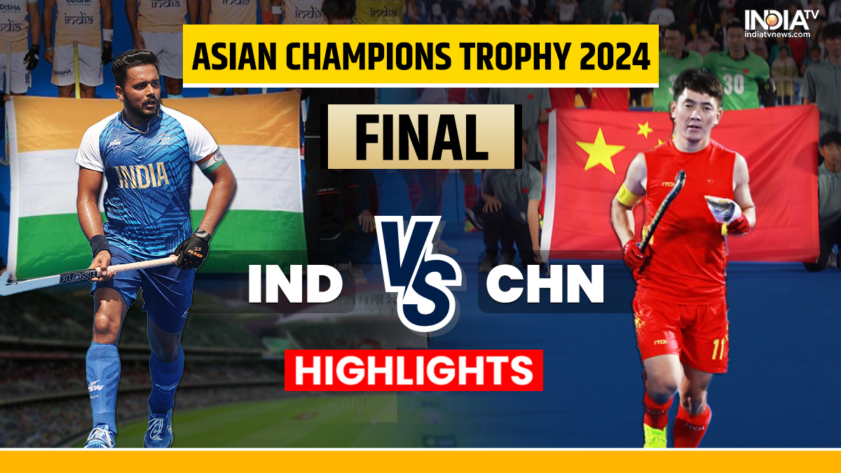 India vs China, Asian Champions Trophy 2024 Hockey Final Live Score