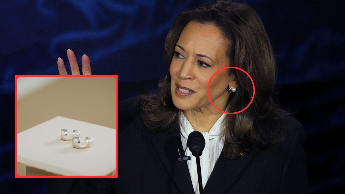 Did Kamala Harris wear earphones during US Presidential debate? Here's the truth behind social media claims