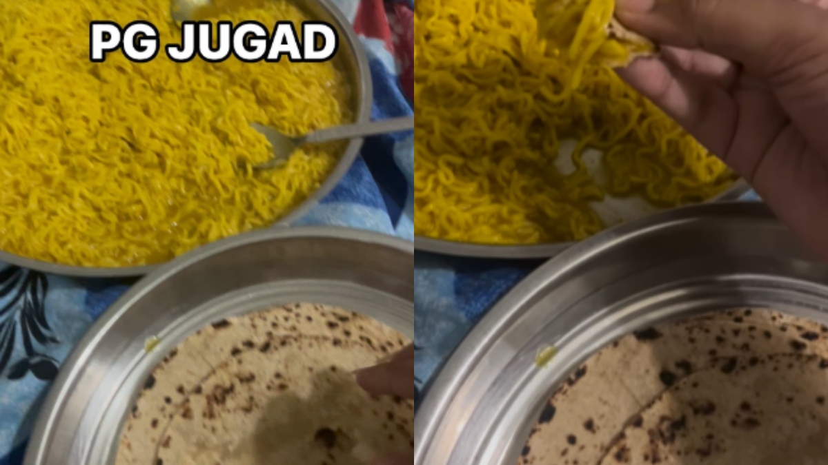 'Desi Jugaad': Viral video of hostel girl pairing Maggi with roti has made internet go ROFL