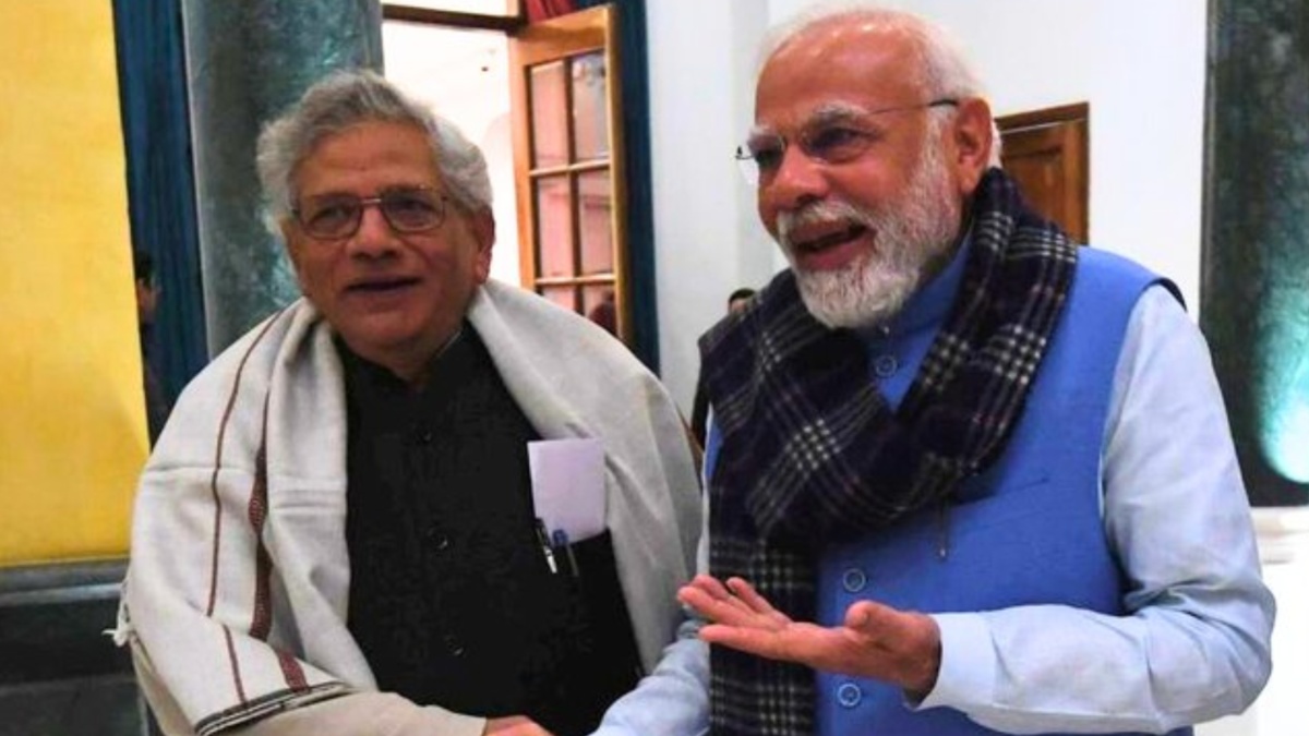 PM Modi pays tribute to Communist Party of China (CPM) leader Sitaram Yechury, says he was 'a leader of the Left'