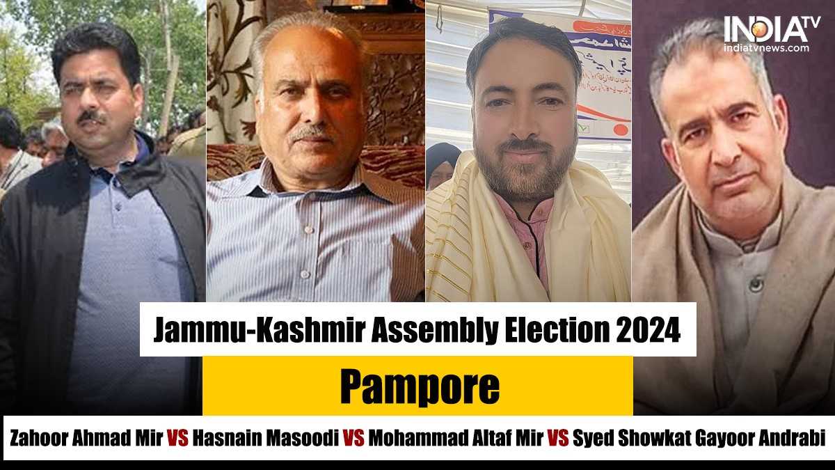 Pampore Assembly Election 2024: Can JKPDP's Zahoor Ahmad Mir get a hattrick?