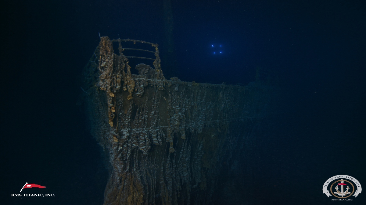 Titanic expedition finds lost bronze statue last seen in previous