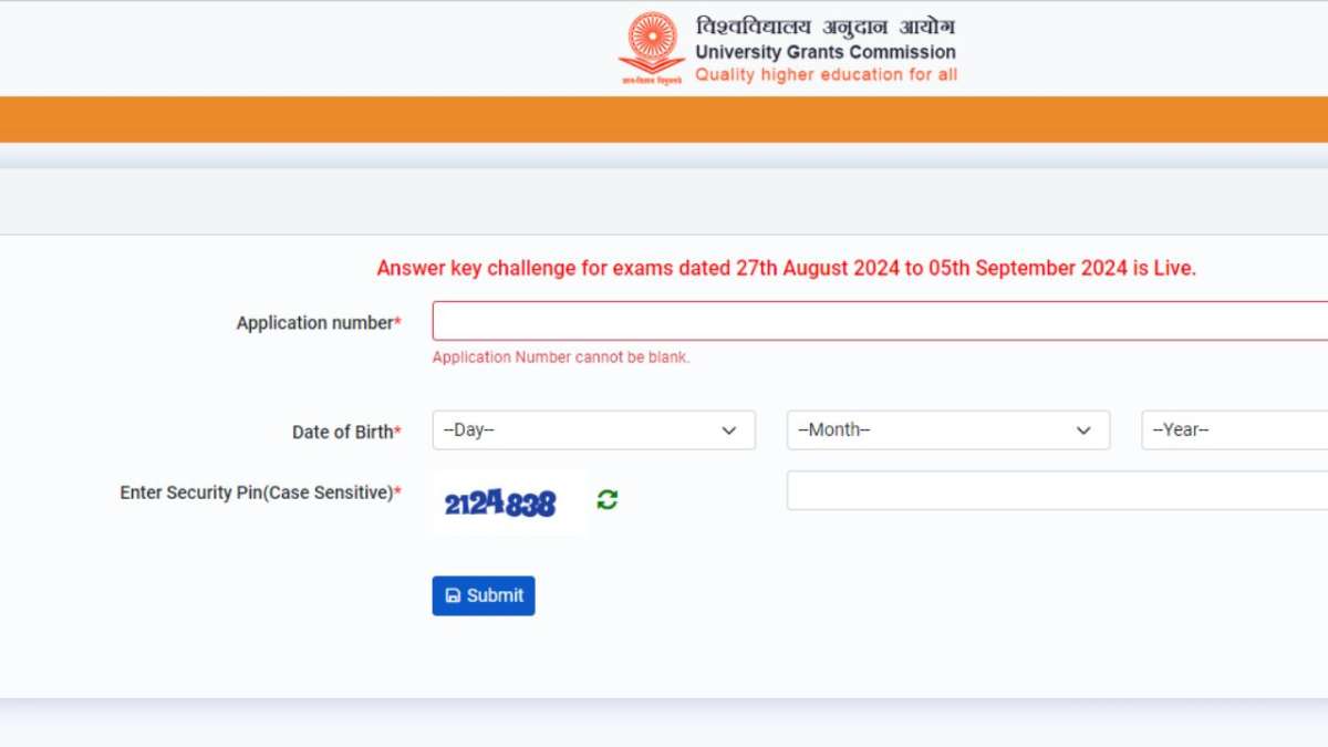 UGC NET answer key 2024 released for exams held from August 27 to September 5, how to submit challenges