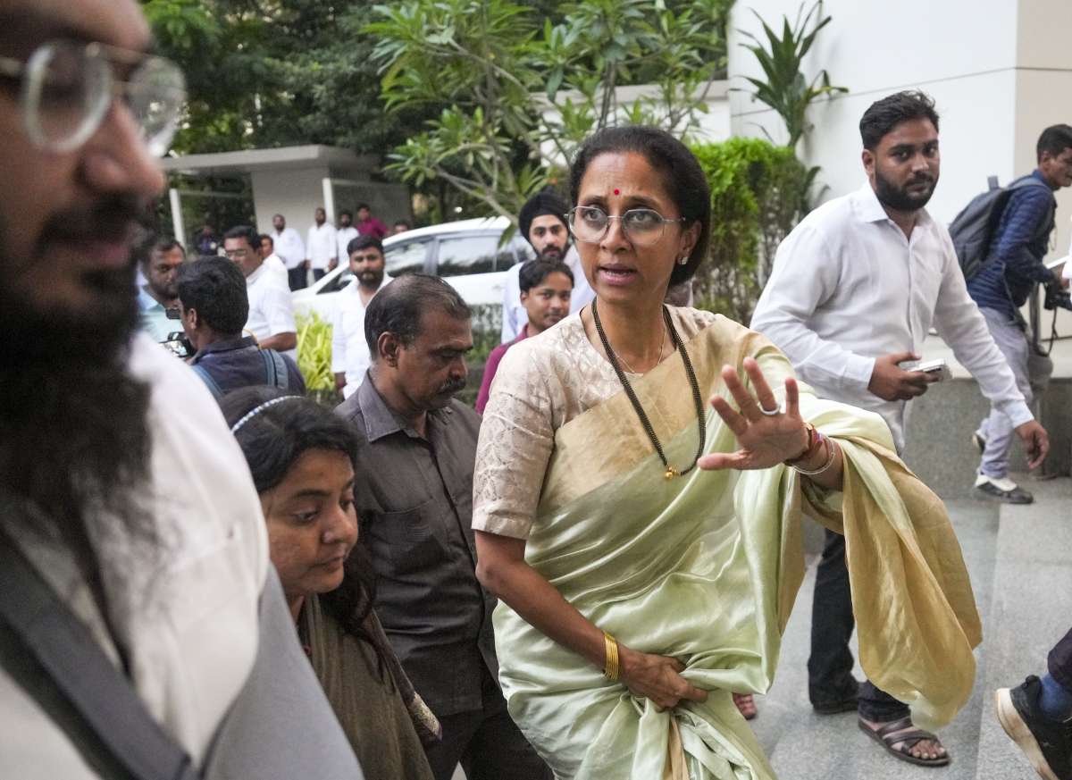 'Rama Krishna Hari': Supriya Sule responds to Ajit Pawar's remark on bitcoin controversy