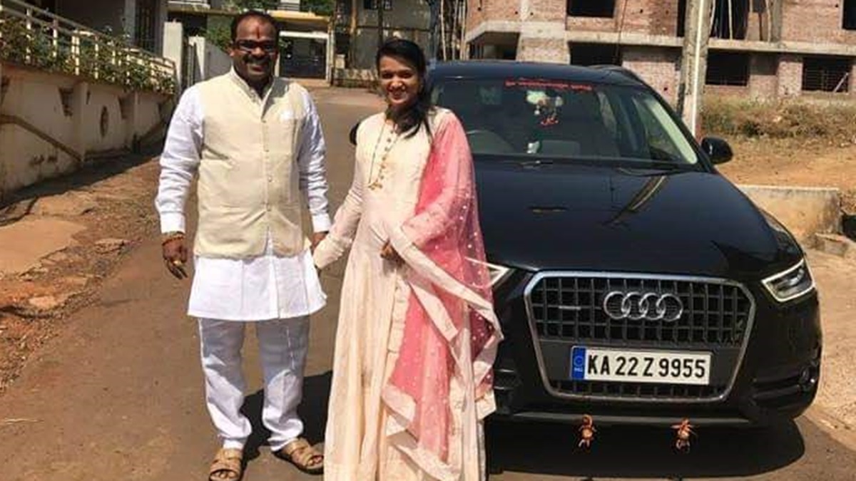 Accused Uma Padmannavar with husband Santosh Padmannavar