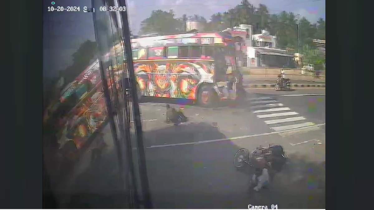 Buses collide, video goes viral in Salem, 50 escape unharmed