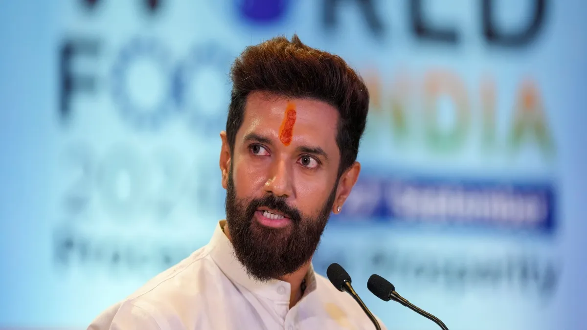 Union Minister for Food Processing Industries Chirag Paswan