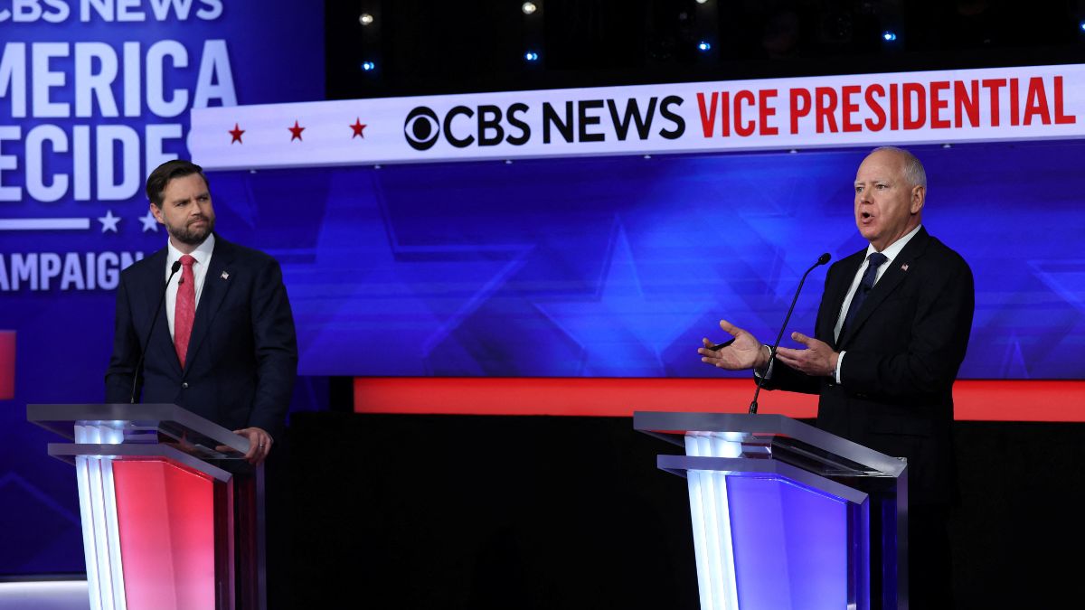 Tim Walz and JD Vance take the stage for the Vice Presidential debate