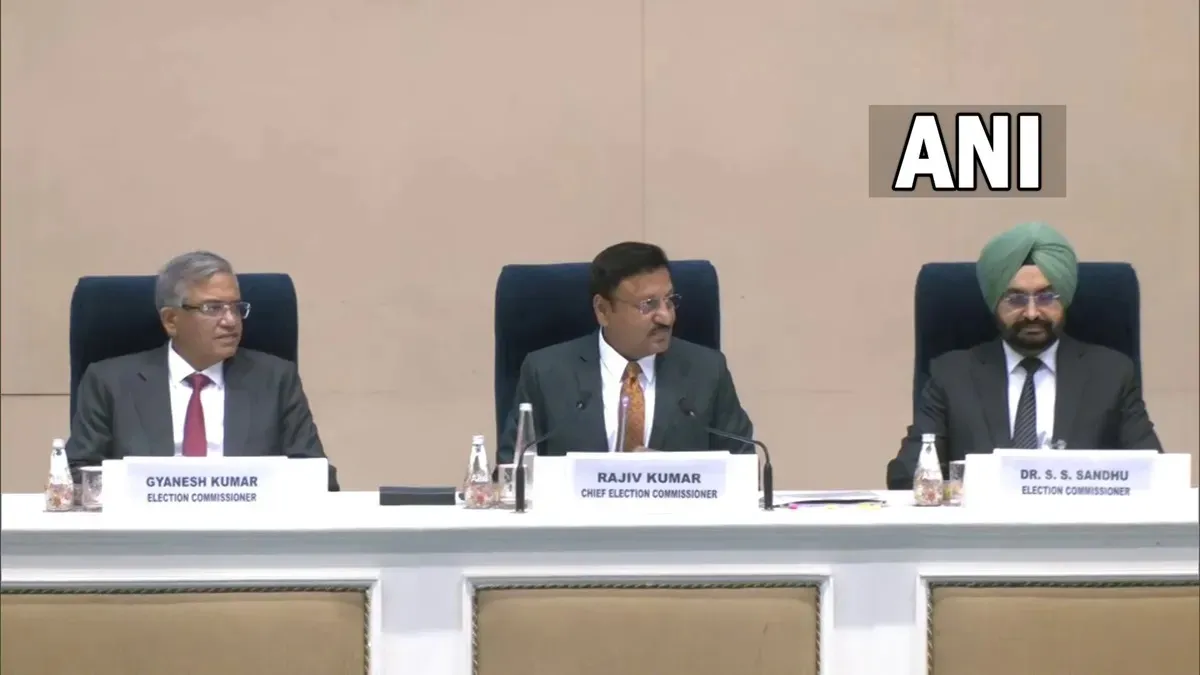 The Election Commission of India announced the dates of Maharashtra and Jharkhand Assembly elections. 