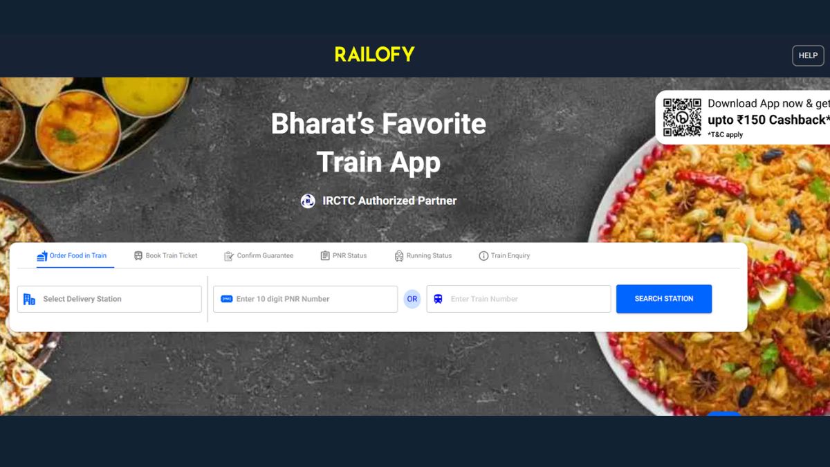 How to order fresh food on trains via RAILOFY’s WhatsApp Chatbot?