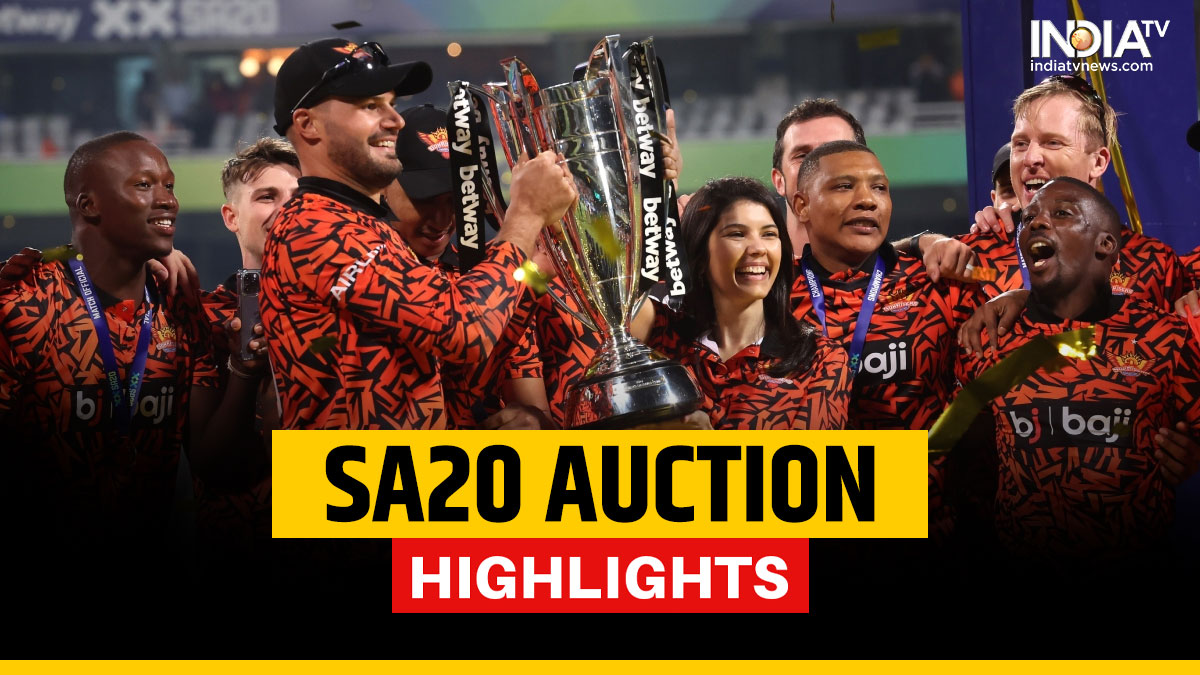 SA20 2025 auction Live updates telecast in India Around 200 players