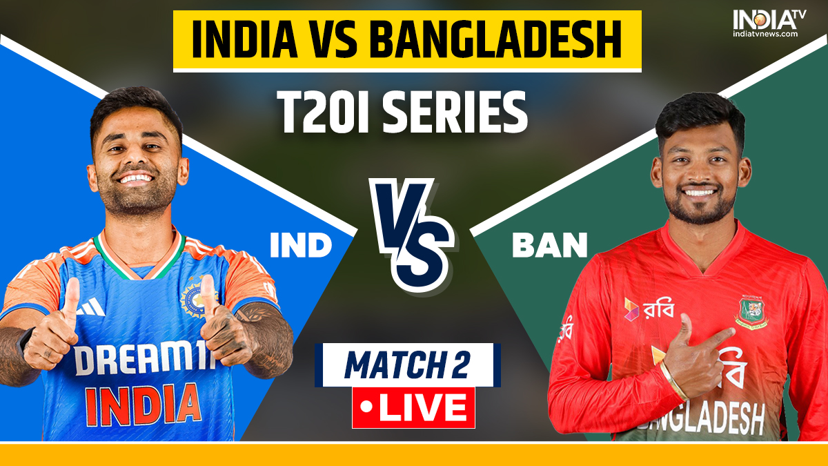 IND vs BAN 2nd T20I Live Cricket Score: Indian bowlers on top as Bangladesh go seven wickets down in Delhi