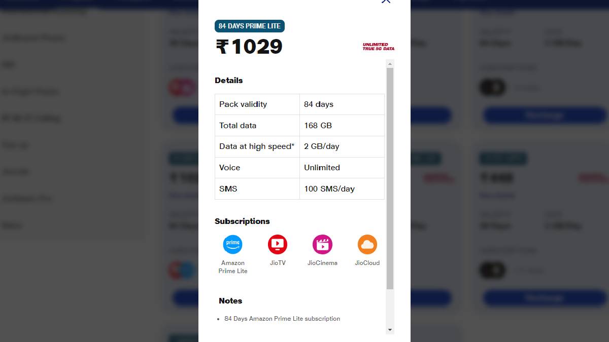 Jio Combo Plan